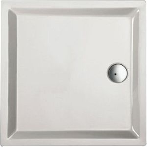 Plieger Liberty Douchebak Vierkant 90x90x4cm Wit