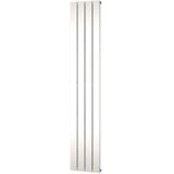 Designradiator Plieger Cavallino Retto Enkel 666 Watt Middenaansluiting 200x29,8 cm Mat Wit