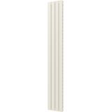 Designradiator plieger cavallino retto dubbel 905 watt middenaansluiting 200x29,8 cm wit structuur