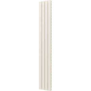 Designradiator plieger cavallino retto dubbel 905 watt middenaansluiting 200x29,8 cm wit structuur