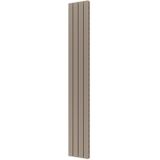 Designradiator plieger cavallino retto dubbel 905 watt middenaansluiting 200x29,8 cm zandsteen