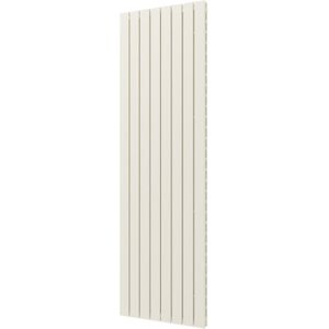 Designradiator Plieger Cavallino Retto Dubbel 1716 Watt Middenaansluiting 200x60,2 cm Wit Structuur