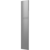 Designradiator plieger perugia 535 watt middenaansluiting 180,6x30,4 cm zilver metallic