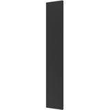 Designradiator plieger perugia 535 watt middenaansluiting 180,6x30,4 cm black graphite