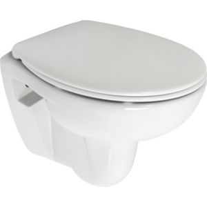 Plieger Wandtoiletpack Diepspoel met Soft close Toiletbril Met Deksel Wit