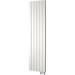 Designradiator plieger cavallino retto elektrisch 1000 watt 180x45 cm wit structuur