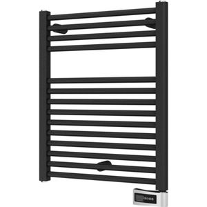 Plieger Palermo-EL III/Fischio elektrische designradiator horizontaal 688x550mm 300W zwart grafiet (black graphite) 7255794