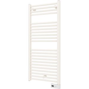 Plieger Palermo-EL III/Fischio elektrische designradiator horizontaal 1111x500mm 500W mat wit 7255799