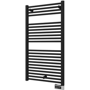 Designradiator elektrisch bws palian-el 111,1x60 cm 600 watt donkergrijs structuur