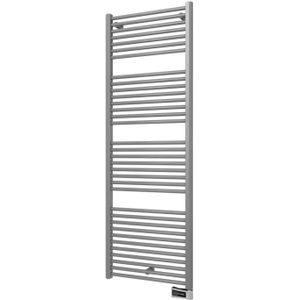 Designradiator elektrisch bws palian-el 170,2x60 cm 900 watt zilver metallic