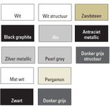 Covallina - Retta Enkel - Handdoekradiator - Mat Zwart - 1800 x 450 mm