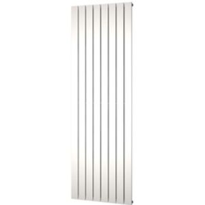 Designradiator Plieger Cavallino Retto Enkel 1332 Watt Middenaansluiting 200x60,2 cm Mat Zwart