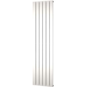 Designradiator plieger cavallino retto enkel 999 watt middenaansluiting 200x45 cm mat zwart