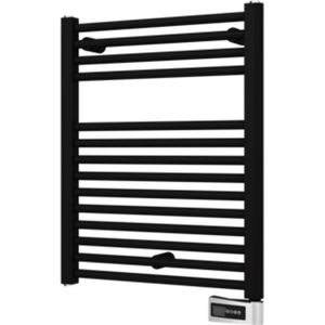 Designradiator Elektrisch BWS Palian-EL 68,8x55 cm 300 Watt Mat Zwart