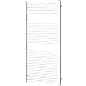 Designradiator plieger roma m 125,5x60 cm 700 watt middenaansluiting wit structuur