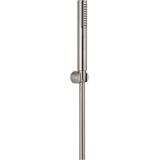 Plieger Napoli badset met handdouche staafmodel 1 stand inclusief wandhouder en doucheslang 150cm RVS KI052NK