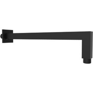 Douchearm Plieger Napoli Wandmontage Voor Hoofddouche Vierkant 33cm Zwart