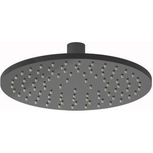Plieger Roma hoofddouche 20cm zwart chroom