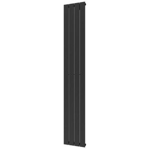 Plieger Cavallino Retto EL elektrische radiator - Nexus zonder thermostaat - 180x29.8cm - 800 watt - zwart grafiet 1317155