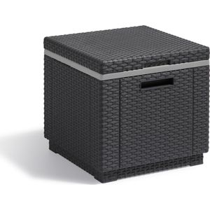 Allibert bijzettafel/koelbox Cube (42x42 cm)