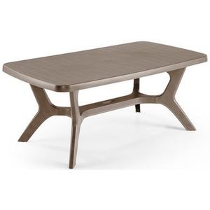 Allibert Tuintafel Baltimore Kunststof Capuccino 177x100cm