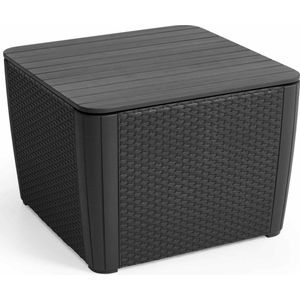 Keter - Luzon Plus - Opbergtafel - Grafiet - Kunststof - Multifunctioneel