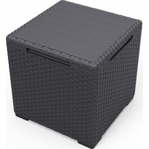 Keter Vigo Opbergtafel - 37x37x37 cm - Antraciet