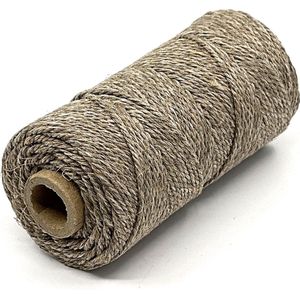 TQ4U metselkoord vlas - Ø 1.5 mm x 50 meter - Klos - Bruin / naturel