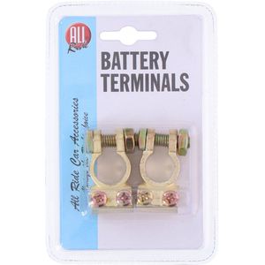 All Ride - Accuklemmenset - Koper - 2 Stuks - 12.5MM Binnendiameter