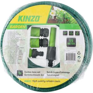 Tuinslangset | Kinzo | 15 meter (PVC)