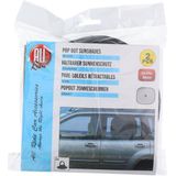 All Ride - Zonnescherm - Zwart - Nylon - Set van 2 stuks