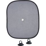 All Ride - Zonnescherm - Zwart - Nylon - Set van 2 stuks