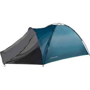 Dunlop Koepeltent 210X250X130Cm - Blauw/ Grijs - 4 Persoons