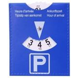 1 stuks Parkeerschijf blauw 15 x 11 cm