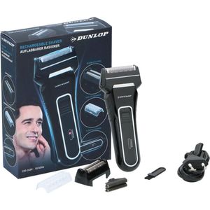 Dunlop Elektrisch Scheerapparaat - 230V - 30 Min Snoerloos Scheren - Incl. Accessoires - Zwart