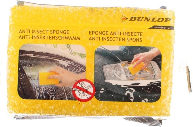 Dunlop - Auto Poetsen Spons - Geel - Viscose