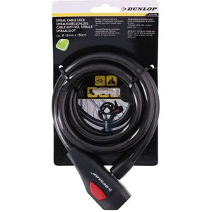 Dunlop Spiraalslot - Fiets - 2 Sleutels - 12 mm x 150 cm