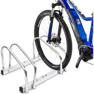 Dunlop Fietsenrek voor 2 Fietsen - Fietsstandaard - Staand/Muur - Aluminium