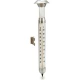 Grundig Solar Lamp en Thermometer - Ø12,5 X 97cm - LED Tuinverlichting Op Zonne Energie - Prikspot