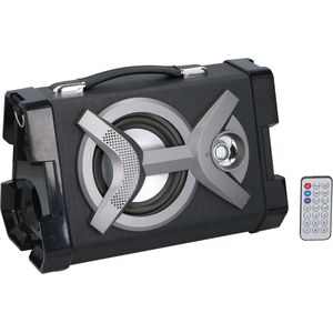 Dunlop Wireless Lautsprecher - Bluetooth - FM Radio - Tragbar - 20 Watt - Schwarz