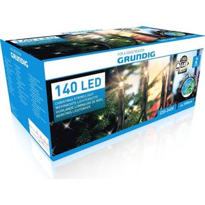 Grundig Kerstverlichting - 140 LED Lampjes voor Binnen en Buiten - 1890 cm - IP44 - Warm Wit