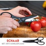 alpina Messenset - Messenblok - 15-delig - RVS - Zwart/ Zilver