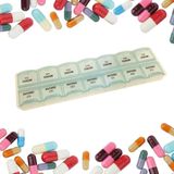 Comfort Aid - Pillendoosje - 7 Dagen - Ochtend en Avond - Medicatiedoos