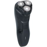 Dunlop Scheerapparaat met Trimmer - Oplaadbaar - 3 Koppen - Reinigingsborsteltje - Zwart