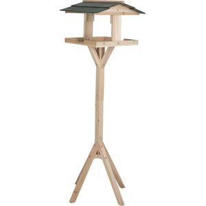 Lifetime Garden - Vogelhuisje op Paal - 115 x 35 x 35 CM - Beschermt Vogelvoer tegen Zon en Regen - voor Tuin en Balkon