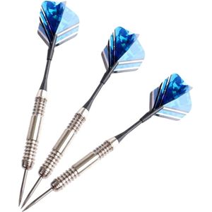 Masterdarts 3 Dartpijlen - 24 grams - Zwart/Blauw - Complete Set