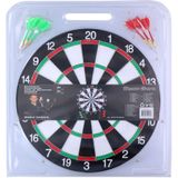 Lifetime Dartbord - 40,5 cm - Tweezijdig - Met 6 Darts