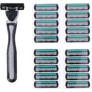 Lifetime Touch of Beauty - Scheermessenset - Blauw - Kunststof - 21-delig