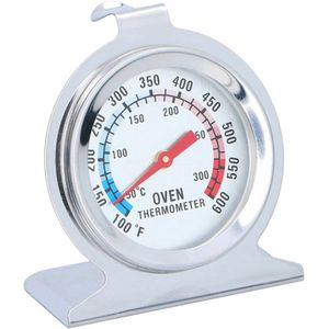 Keuken Koken Oven Thermometer, 2.8 Inch Roestvrij Staal Grote Wijzerplaat Bakken Koken Thermometer