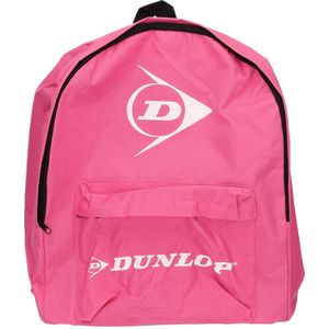 Dunlop Roze Waterafstotende Rugzak voor Meisjes – 45x31x14cm ��– 2 Vakken met Ritsen | Geschikt als Sporttas Schooltas Backpack Reistas en Festival Tas